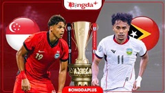 Nhận định bóng đá Singapore vs Timor Leste, 18h00 ngày 27/7: Sư tử gầm vang